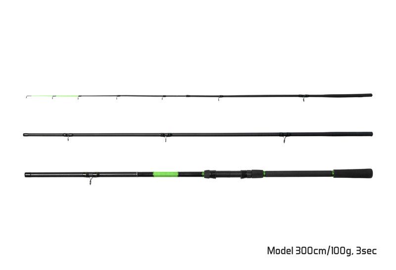 2caba5fcd18bac32de083d232bc554f4 Lanseta Delphin Wasabi Feeder 3.00m 100g 3+3buc - imagine 2