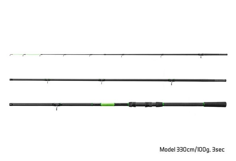 91a2c213cd4eac2e86e0e2cf5b0b01b0 Lanseta Delphin Wasabi Feeder 3.30m 100g 3+3buc - imagine 2