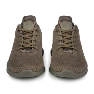 cfw156 161 fox lightweight camo olive trainers front on