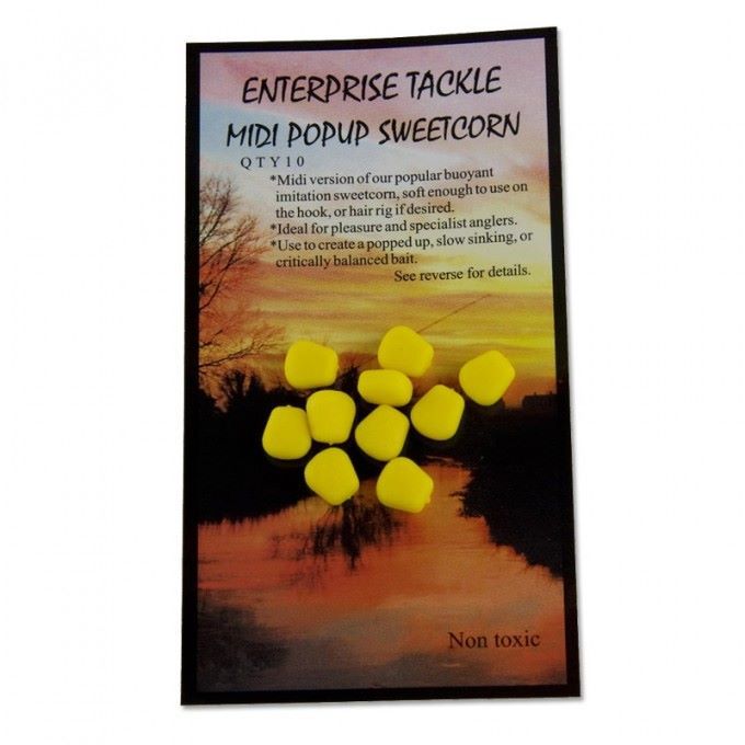 midi popup sweetcorn yellow unflavoured 10buc 145 1 1573037128 Porumbul Artificial Flotant Enterprise Tackle Pop-Up Sweetcorn Midi - imagine 3
