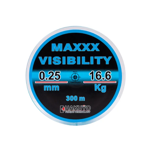 monofilament maxxx visibility 300m blue Fir Monofilament Hakuyo MAXXX Visibility Blue 300m