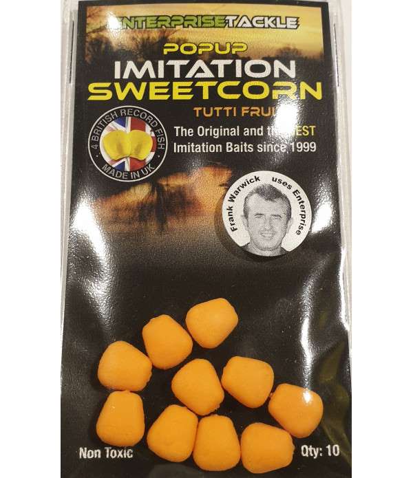 popup sweetcorn orangetutti fruity 10buc 1878 1 16589192884171 Porumb Artificial Flotant Enterprise Tackle Pop-Up Sweetcorn - imagine 5
