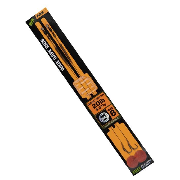 Rig Fox Edges Wild Gape Camotex Semi Stif, 2buc/plic - imagine 4