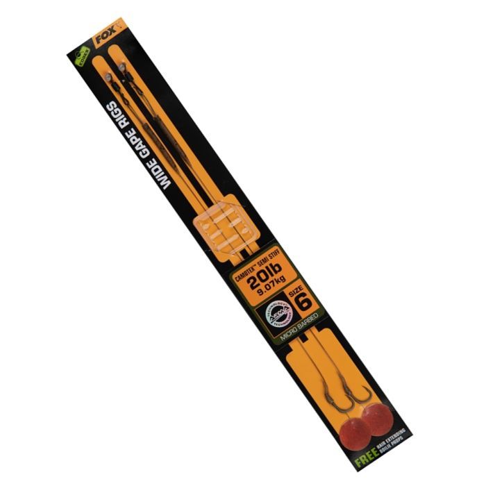 Rig Fox Edges Wild Gape Camotex Semi Stif, 2buc/plic - imagine 3