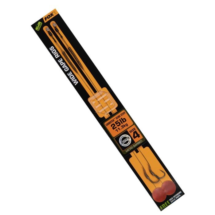 Rig Fox Edges Wild Gape Camotex Semi Stif, 2buc/plic - imagine 2