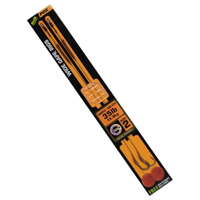 Rig Fox Edges Wild Gape Camotex Semi Stif, 2buc/plic