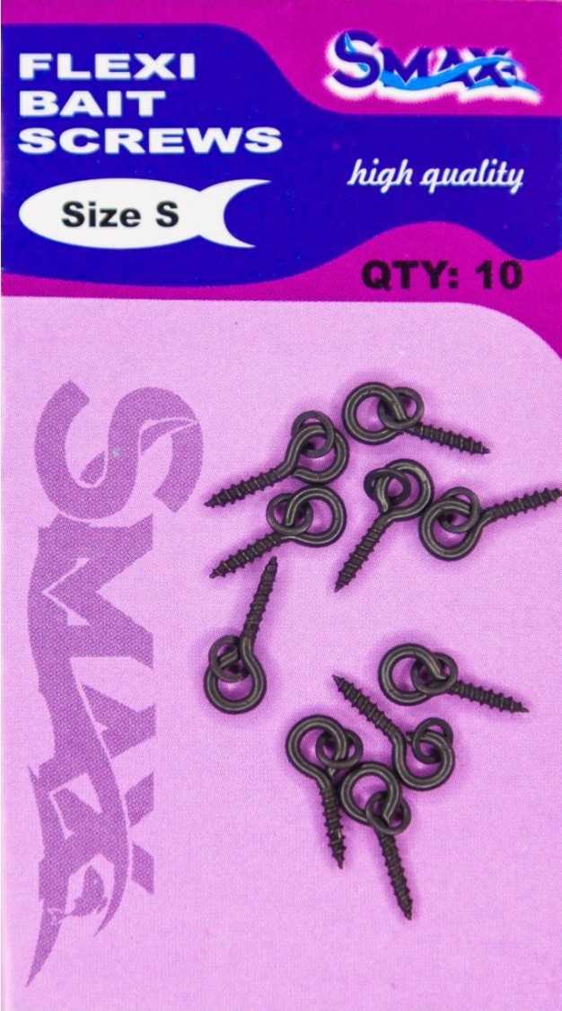 surub cu anou s flexi bait screws Surub cu Anou Smax Flexi Bait Screws 10buc/plic