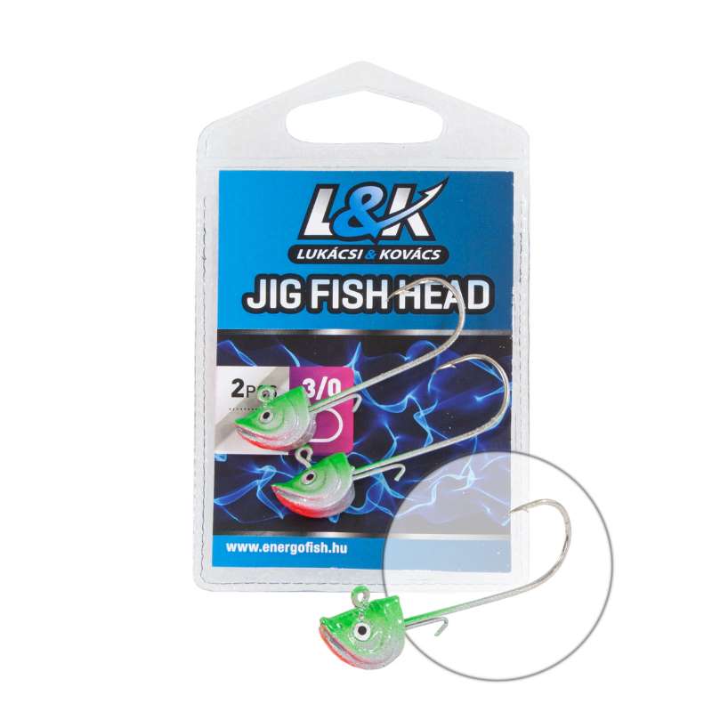 L59102 515 3 Jig L&K Fish Head 3gr
