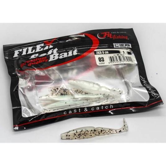 fil7911 03 filzico 1 Shad Filex Soft Bait ZICO 8cm Culoare 03