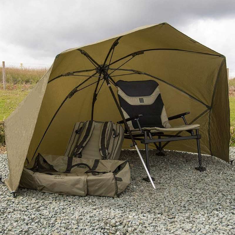 umbrela tip cort korum graphite brolly shelter 50inch 3 Umbrela Tip Cort Korum Graphite Brolly Shelter
