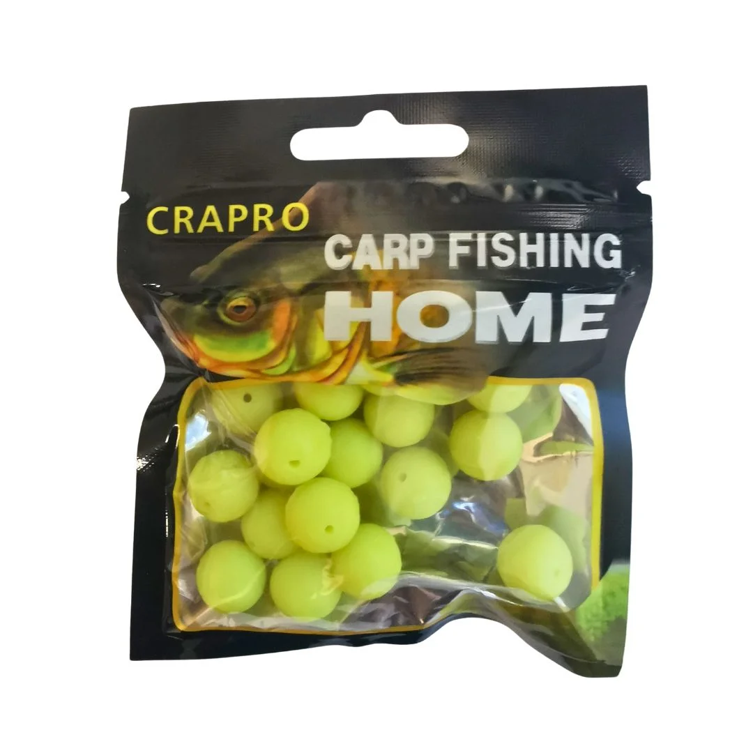 pop up 12mm crapro galben Bile Pop Up Crapro din silicon 12mm - imagine 2