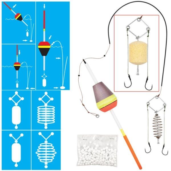 montra sazan 2 Montura Novac Fitofag cu Pluta-Momitor-Tija Plancton - imagine 5