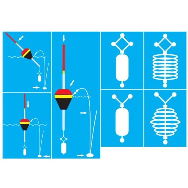 montra sazan 4 Montura Novac Fitofag cu Pluta-Momitor-Tija Plancton - imagine 3