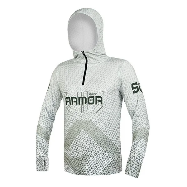 Hanorac cu Gluga Delphin UV ARMOR 50 Olive 4 Hanorac cu Gluga Delphin UV ARMOR 50+ Olive